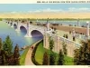 Postcard - 208--Belle Isle Bridge, View From Island, Detroit, Mich.