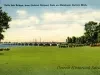 Postcard - Belle Isle Bridge from Gabriel Richard Park on Mainland, Detroit, Mich.