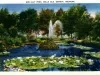 Postcard - 606 - Lily Pond, Belle Isle, Detroit, Michigan