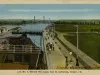 Postcard - Lock No. 3, Welland Ship Canal, near St. Catharines, Ontario.