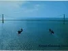 Postcard - The Mackinac Bridge Connecting Upper and Lower Peninsula