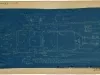 Blueprint - Rough Sketch Showing Numerous Details of "Bi-Autogo" 
Design Patented 1911