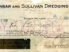 Check, Bank - Dunbar & Sullivan Dredging Co.