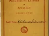 Book, Instruction - Progressive Lessons in Spelling