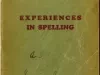 Book, Instruction - Experiences In Spelling
