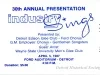 Ticket, Admission - 30th Annual Presentation, Industry Sings