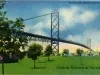 Postcard - Ambassador Bridge, Detroit, Mich.
