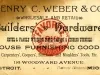 Card, Advertising - Henry C. Weber & Co.