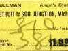 Ticket, Transportation - Detroit to Soo Junction, Mich.
