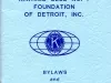 Roster - Detroit Kiwanis Club No. 1 and
Kiwanis Club Foundation of Detroit, Inc.
Bylaws and Membership Roster