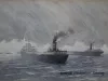 Painting - Freighters at Buffalo