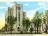 Postcard - New Masonic Temple, Temple Ave. and 2nd Boulevard, Detroit, Mich.