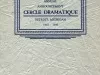 Program - Thirtieth Annual Announcement, Cercle Dramatique
Detroit, Michigan, 1941-1942