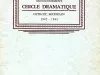 Program - Thirty-First Annual Announcement, Cercle Dramatique
Detroit, Michigan, 1942-1943