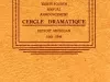 Program - Thirty-Fourth Annual Announcement, Cercle Dramatique
Detroit, Michigan, 1945-1946