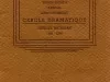 Program - Thirty-Eighth Annual Announcement, Cercle Dramatique
Detroit, Michigan, 1949-1950