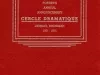 Program - Fortieth Annual Announcement, Cercle Dramatique
Detroit, Michigan, 1951-1952