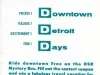 Brochure - Downtown Detroit Days