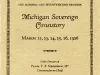 Program - One Hundred and Seventy-Second Reunion
Michigan Sovereign Consistory