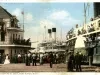 Postcard - 11862 Steamers at Dock, Port Huron, Mich.