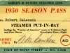 Pass - 1951 Season Pass