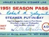 Pass - 1951 Season Pass