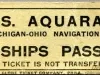 Pass - S.S. Aquarama
Ships Pass