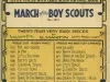 Music, Sheet - March of the Boy Scouts no.-1611