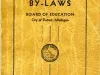 Booklet - Directory and By-Laws, Board of Education, City of Detroit, Michigan