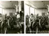 Stereograph - Finishing Wheels In The Paint Department Of The Hudson Motor Car Company, Hudson Motor Car Co, Detroit, USA