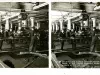 Stereograph - Mounting The Hudson Super-Six Motor In The Frame In The Chassis Assembly Room Of The Hudson Motor Car Company, Hudson Motor Car Co, Detroit, USA