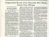 Proceedings - Congressional Record of the Honorable Blair Moody, Senator from Michigan