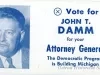 Card, Political - (X) Vote for John T. Damm