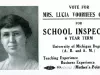 Card, Political - Vote for 
Mrs. Lucia Voorhees Grimes