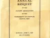 Program - Annual Banquet of he Alumni Association of the University of Dayton
Dayton, Ohio