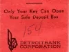 Envelope - Detroit Bank Corporation