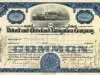 Certificate, Stock - Detroit and Cleveland Navigation Company